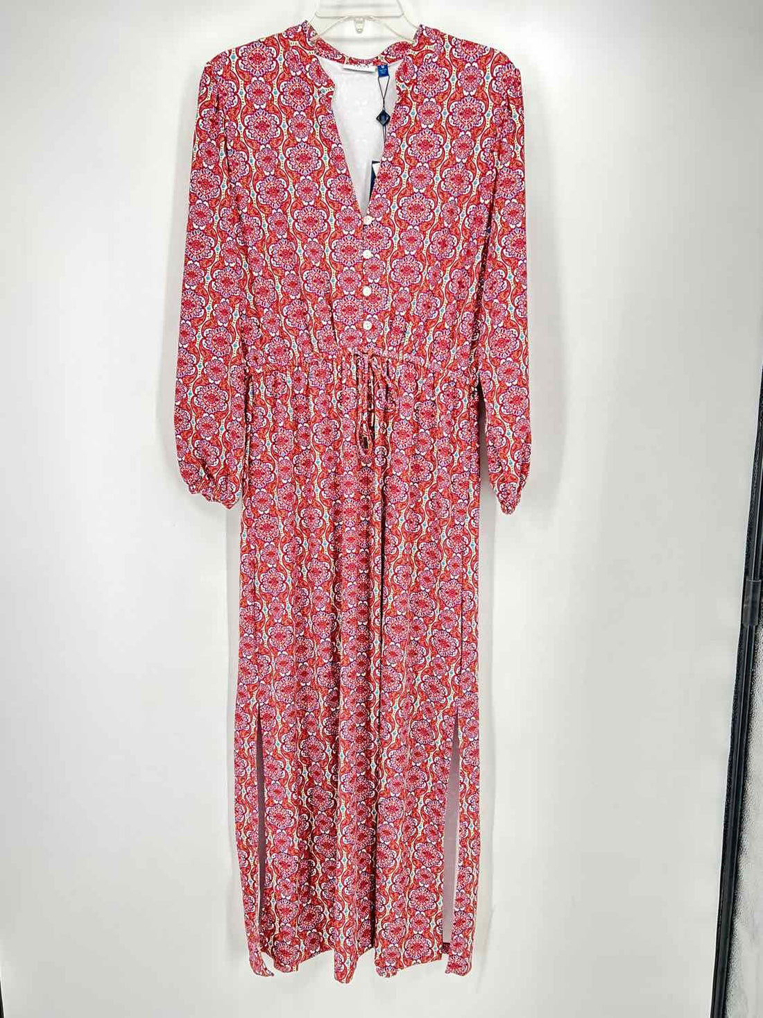 Cabana Life Size M cream & pink paisley NWT Dress