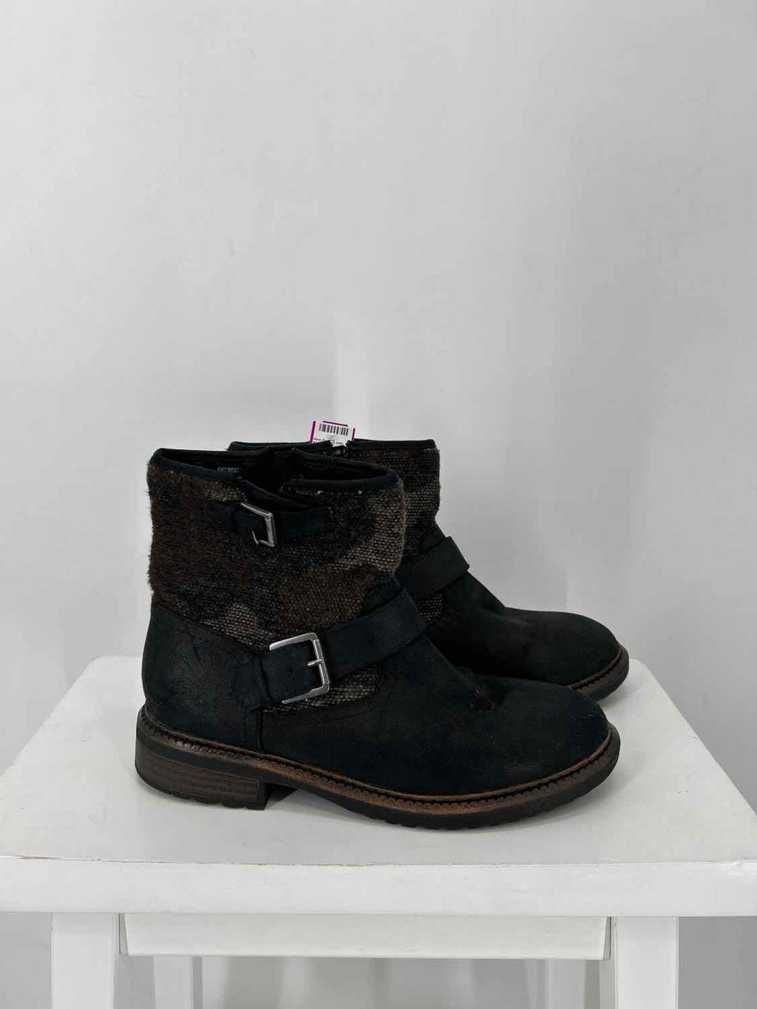 Sonoma Women Size 9.5 Black Print Ankle Boot