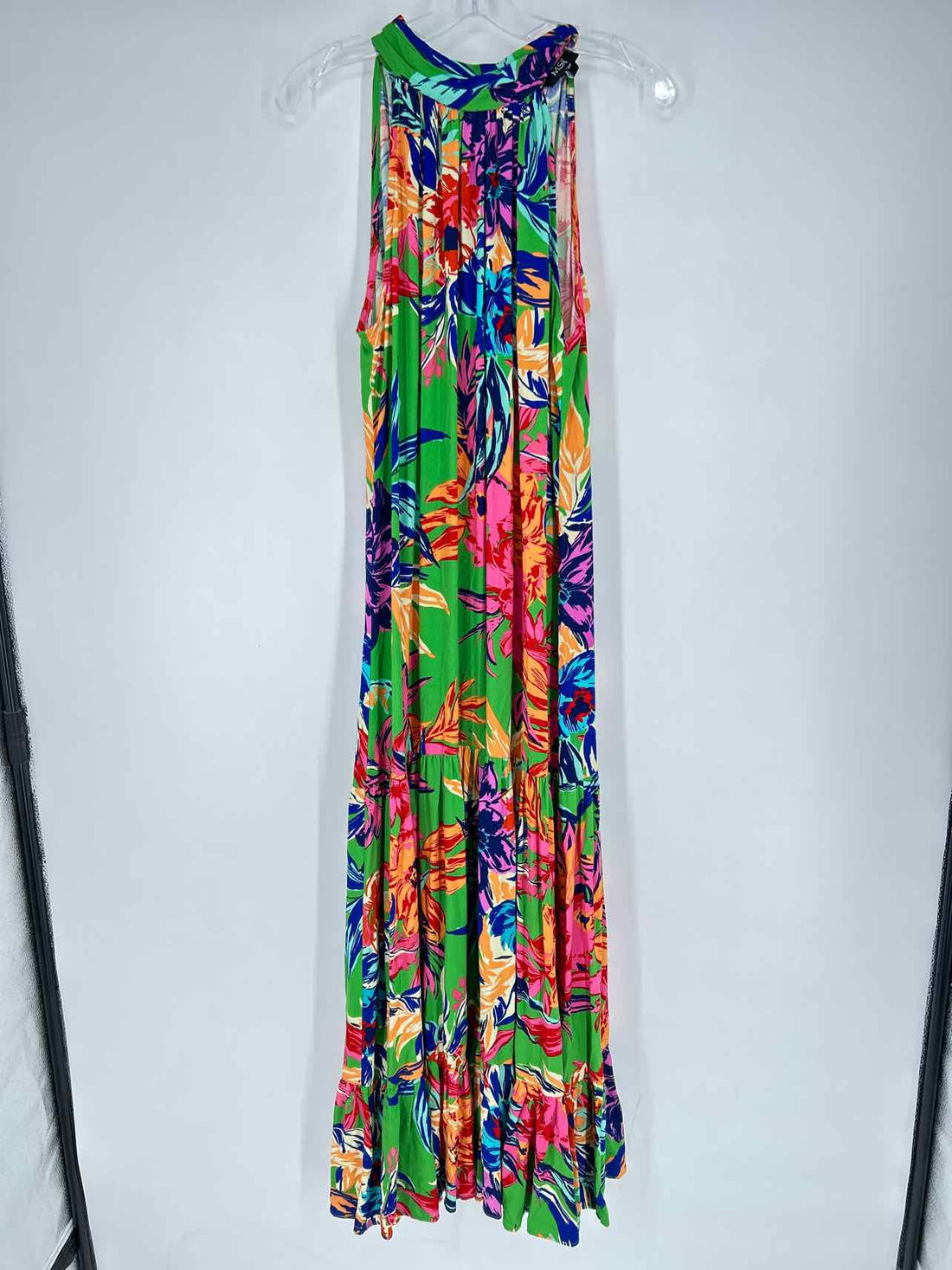 MSK Size L Green Multi Color NWT Maxi