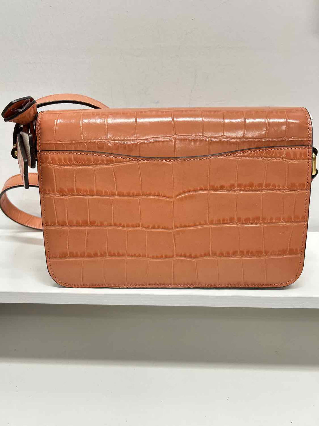 Coach Coral Embossed Croc NWT Shoulder
