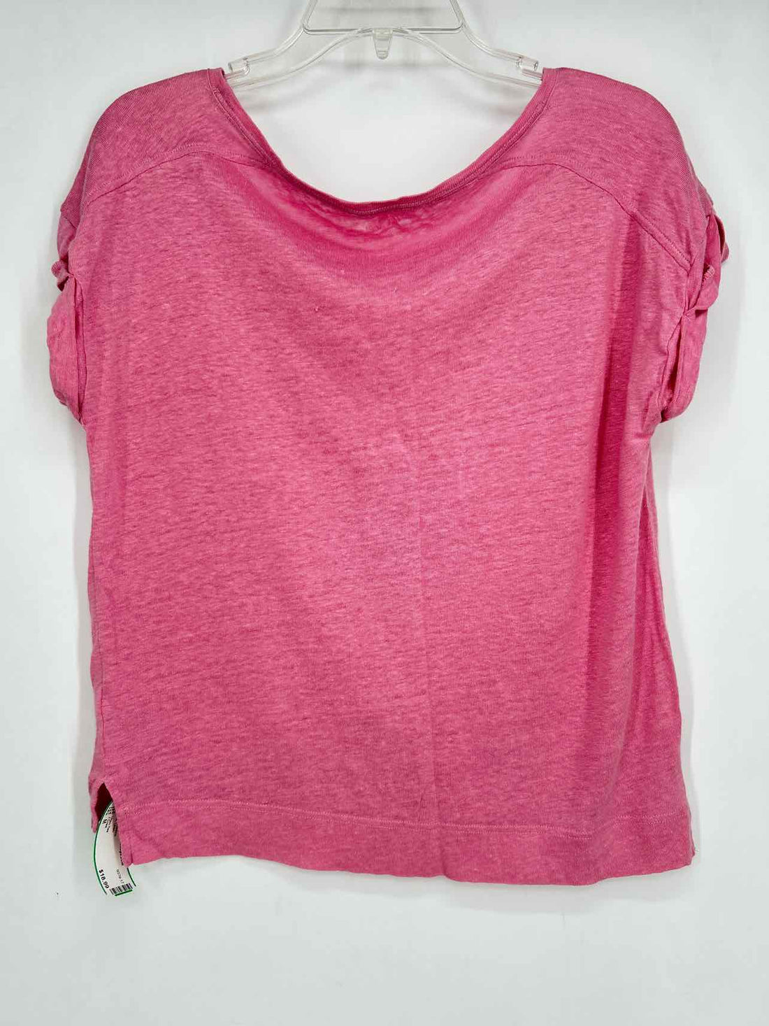 J Crew Size M Pink Linen Short Sleeve