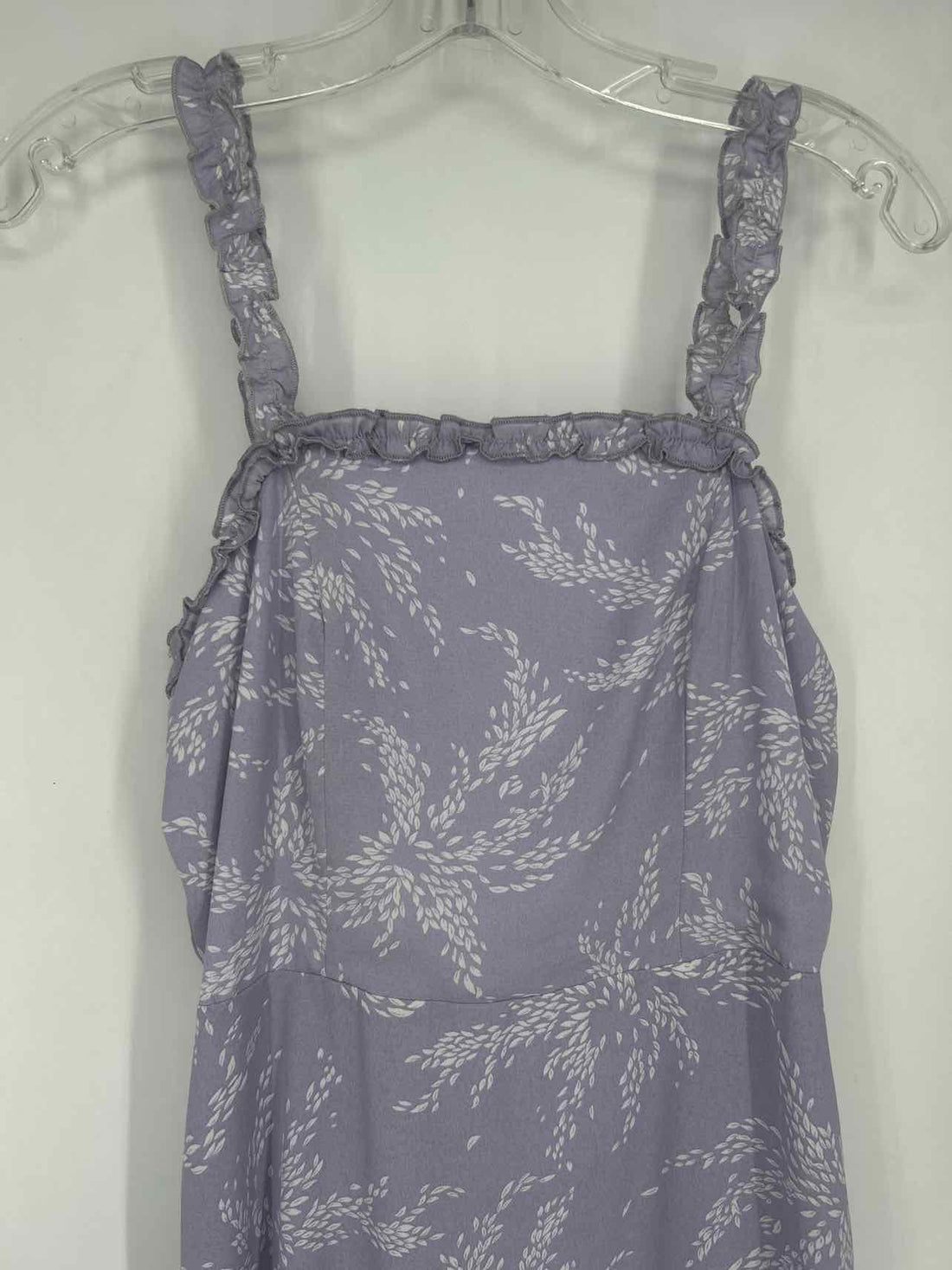 La Miel Size S Light Purple & White Sleeveless Dress