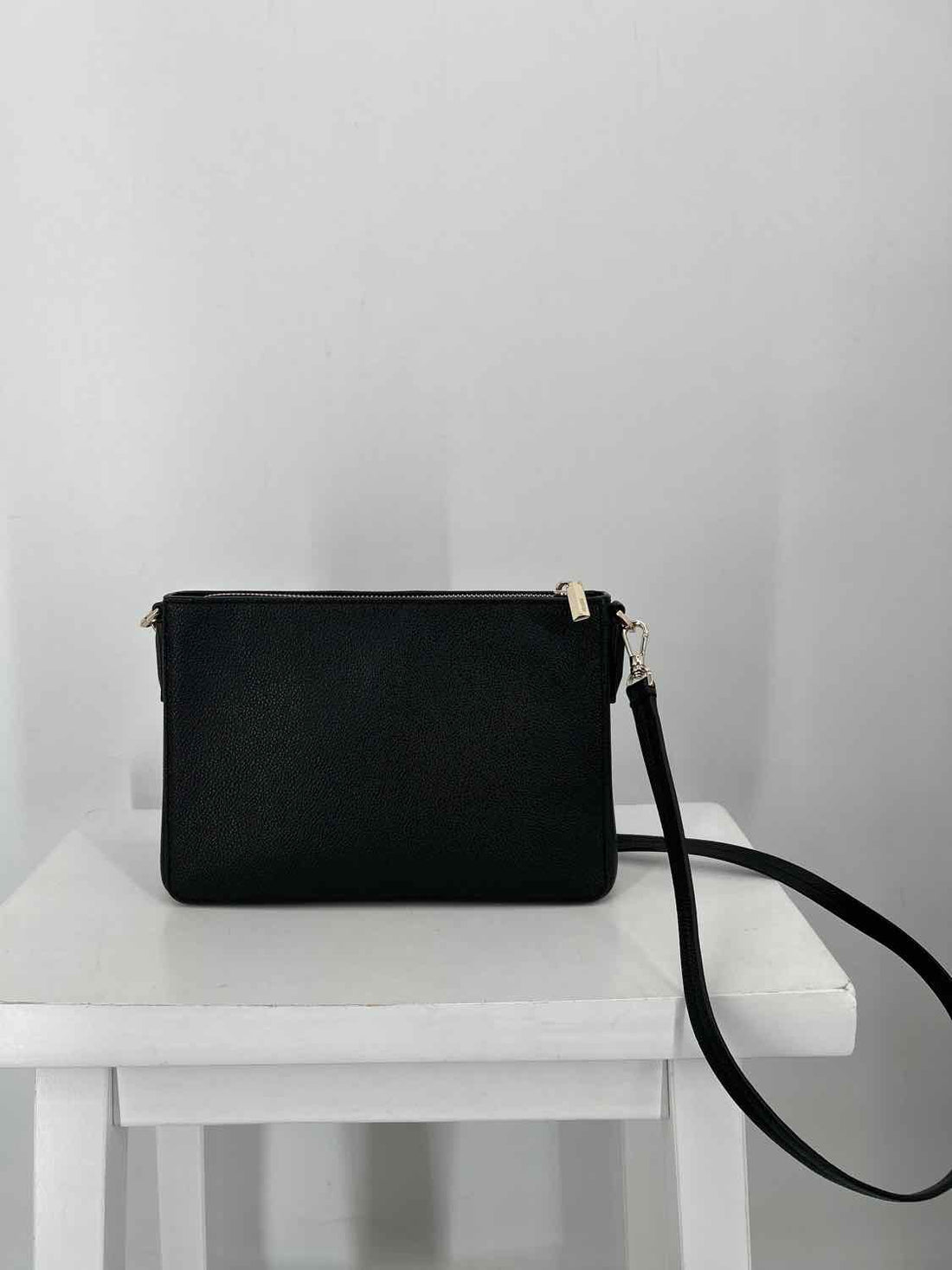 Kate Spade Margaux medium black pebbled leather Crossbody