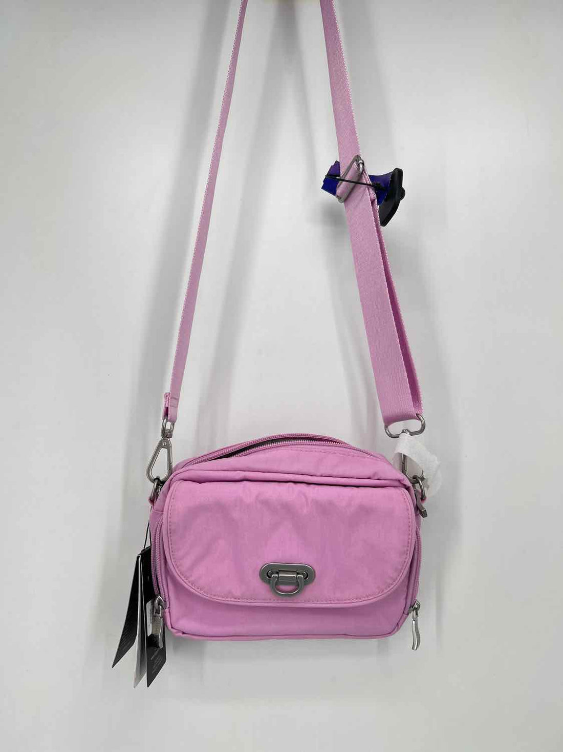 Baggallini NWT Pink Canvas Crossbody