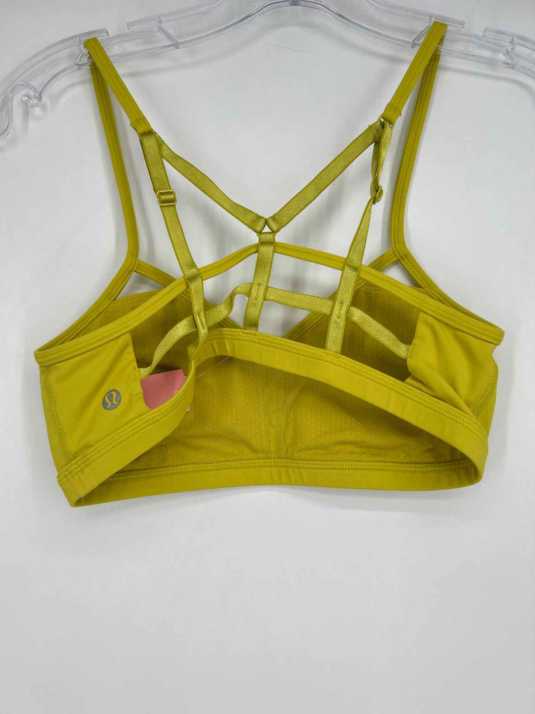Lululemon Size 6 Yellow Green Active Sports Bras