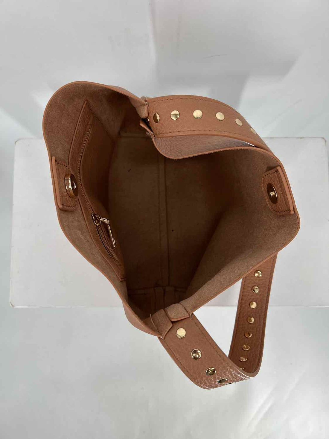 Shiraleah Tan Faux Leather Pre Owned Shoulder