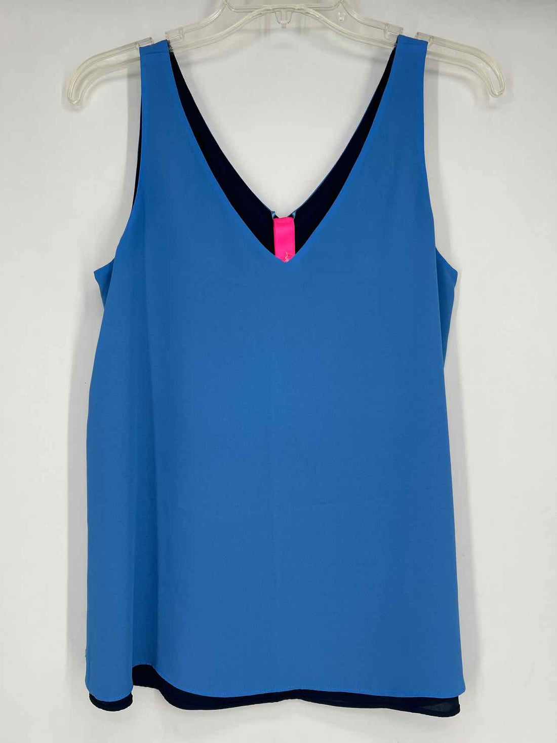 Lilly Pulitzer S Blue & Navy Sleeveless Lilly Pulitzer Top