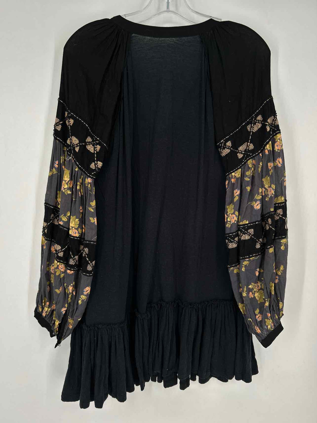 Free People Size M Black Long Sleeve Dress