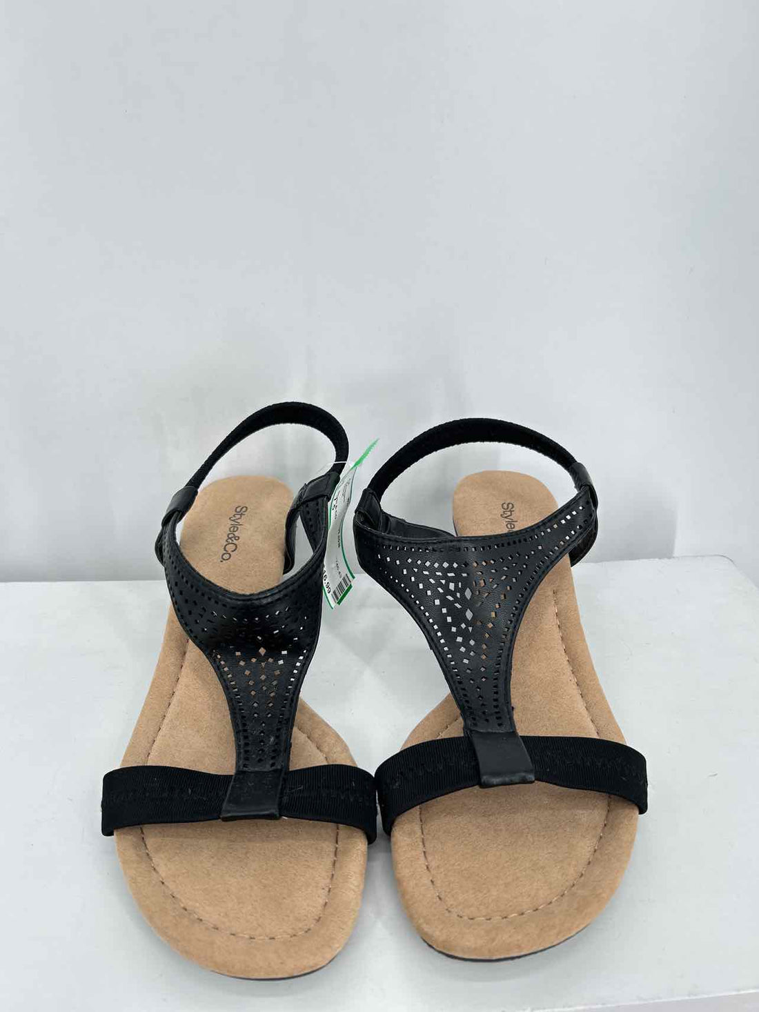 Style & CO. Women Size 7.5 Black Wedges