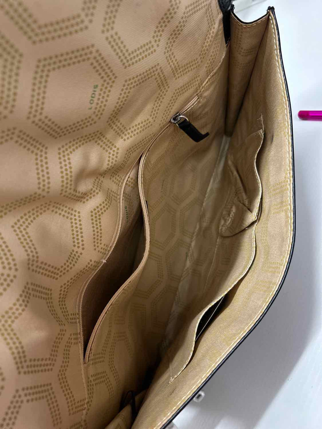 Lodis Black Leather Excellent Condition Clutch