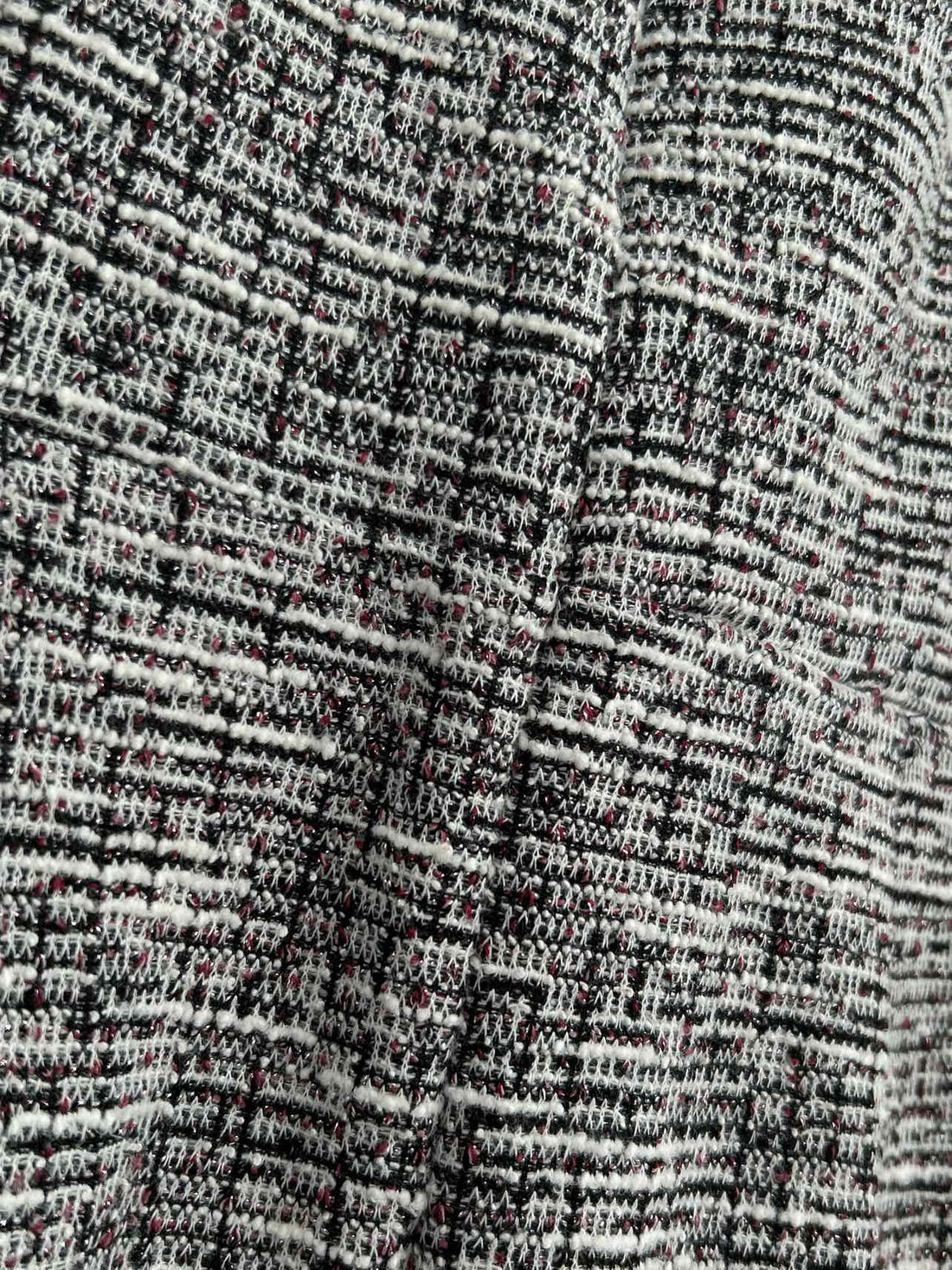 Loft Size 10 White & Black Tweed Sleeveless Dress