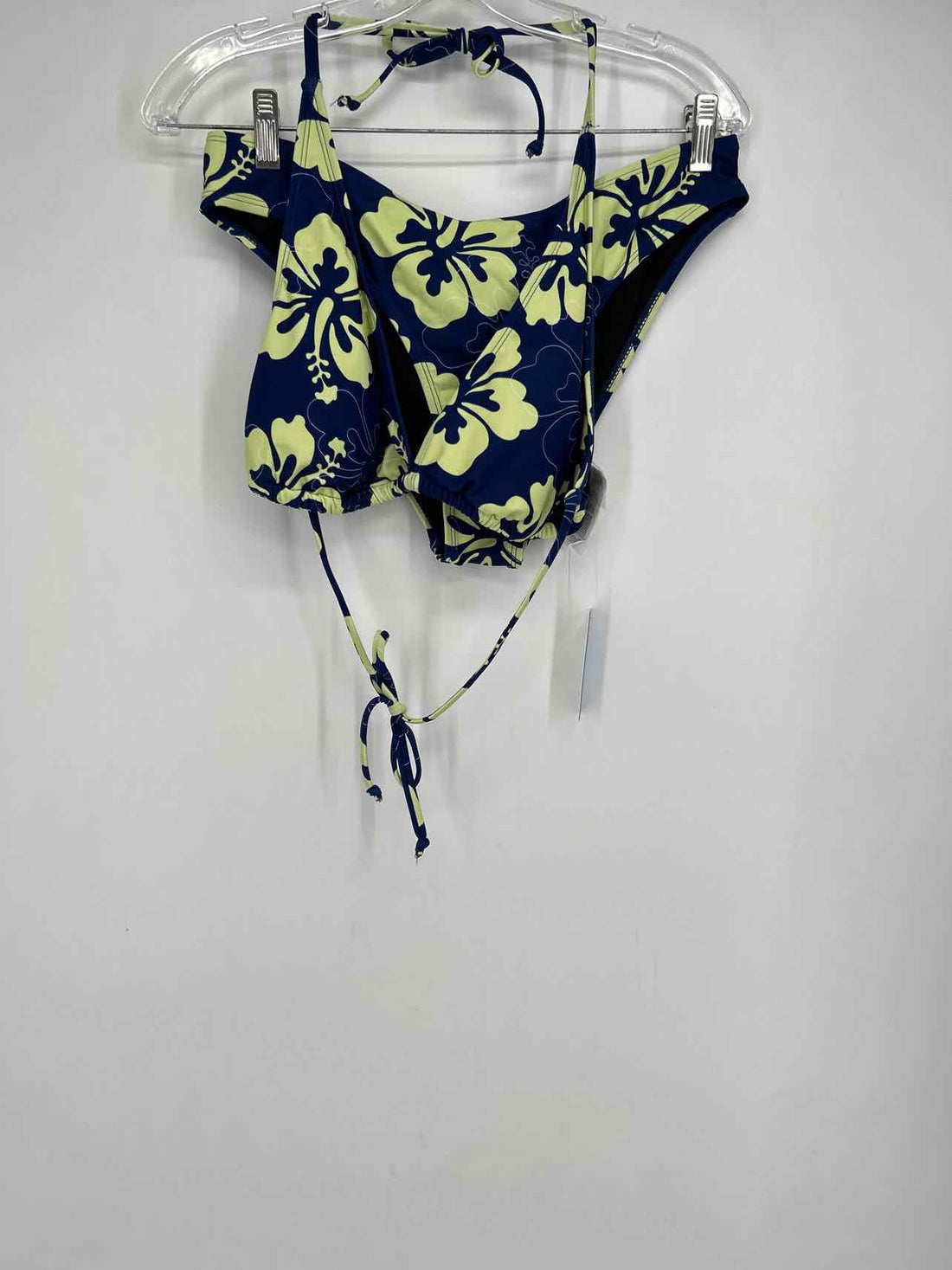 Cup She Size L Dark Blue & Light Green NWT Swimsuit 2 Piece