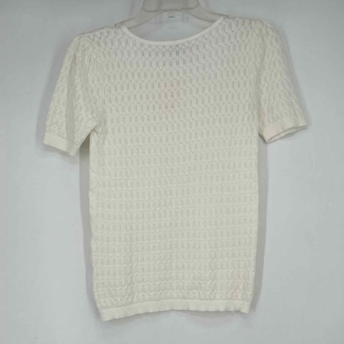 Draper James RSVP Size XS White Knit Short Sleeve