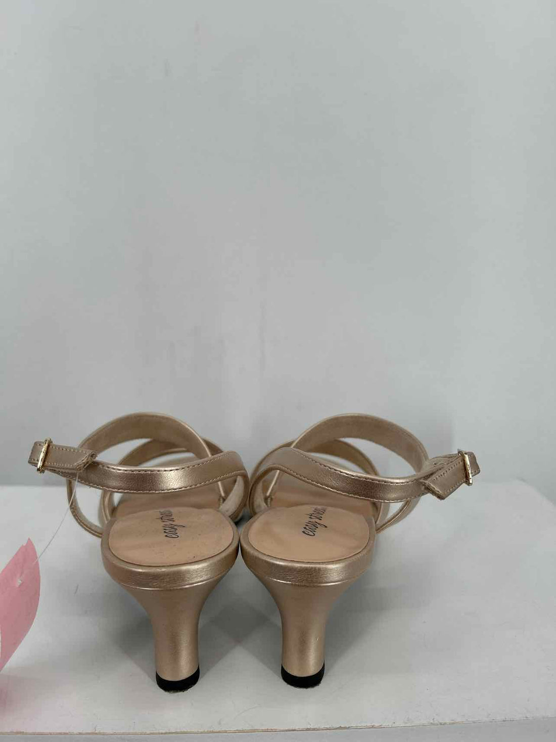 Easy Street Women Size 9 Brushed Gold Wedges