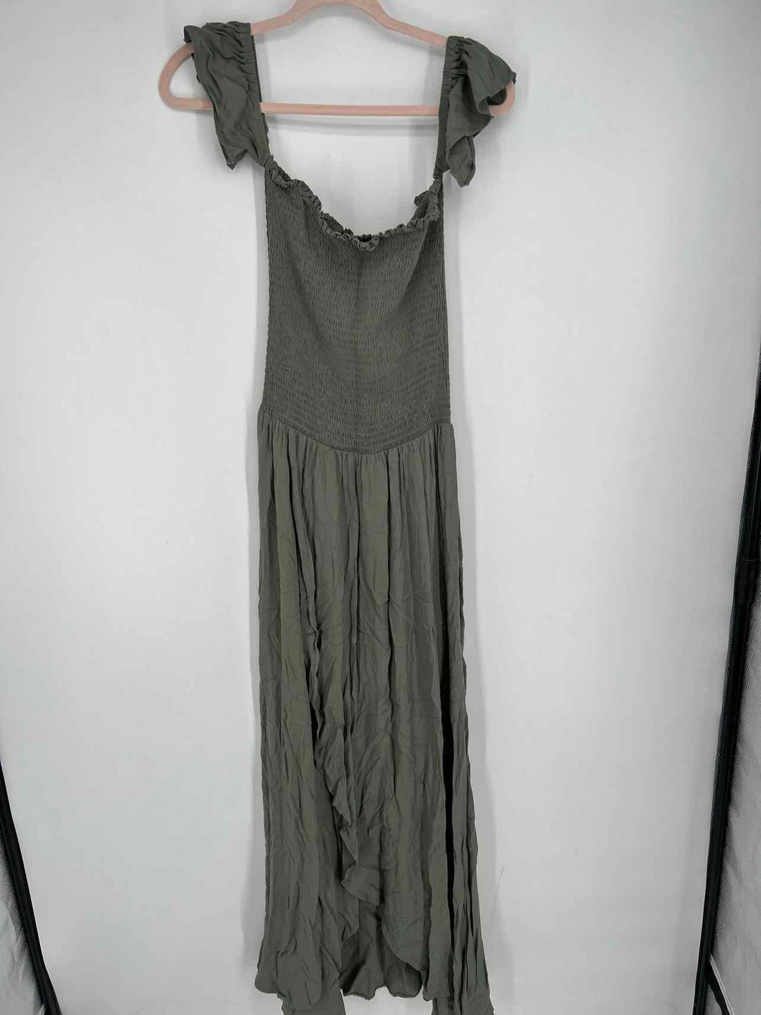 Young Fabulous + Broke Size M Green Sleeveless Dress