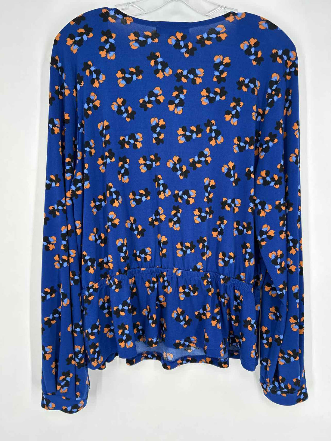 Banana Republic Size XL Dark Blue Print Long Sleeve