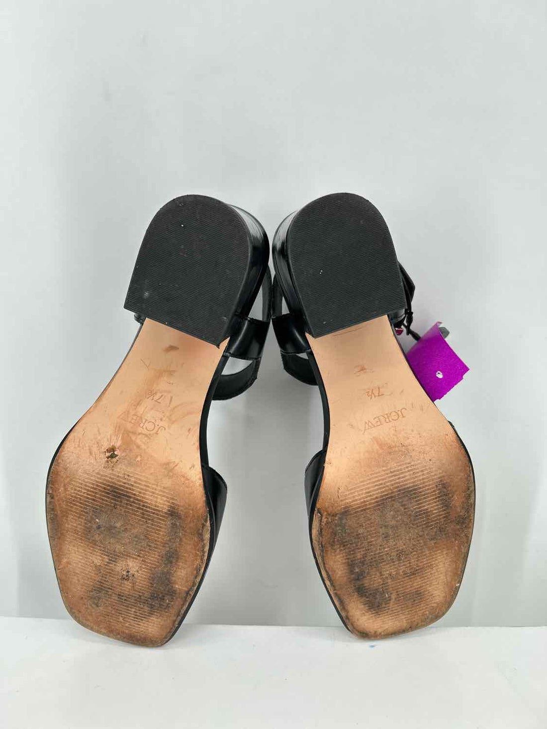 J Crew Women Size 7.5 Black Sandals