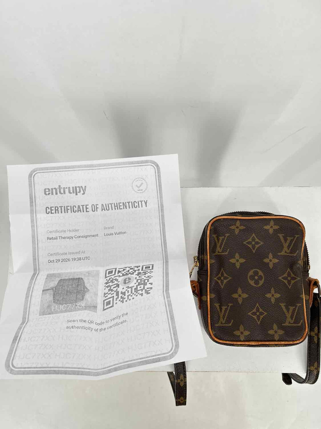 Louis Vuitton Brown Monogram Coated Canvas Danube 15 LUXURY