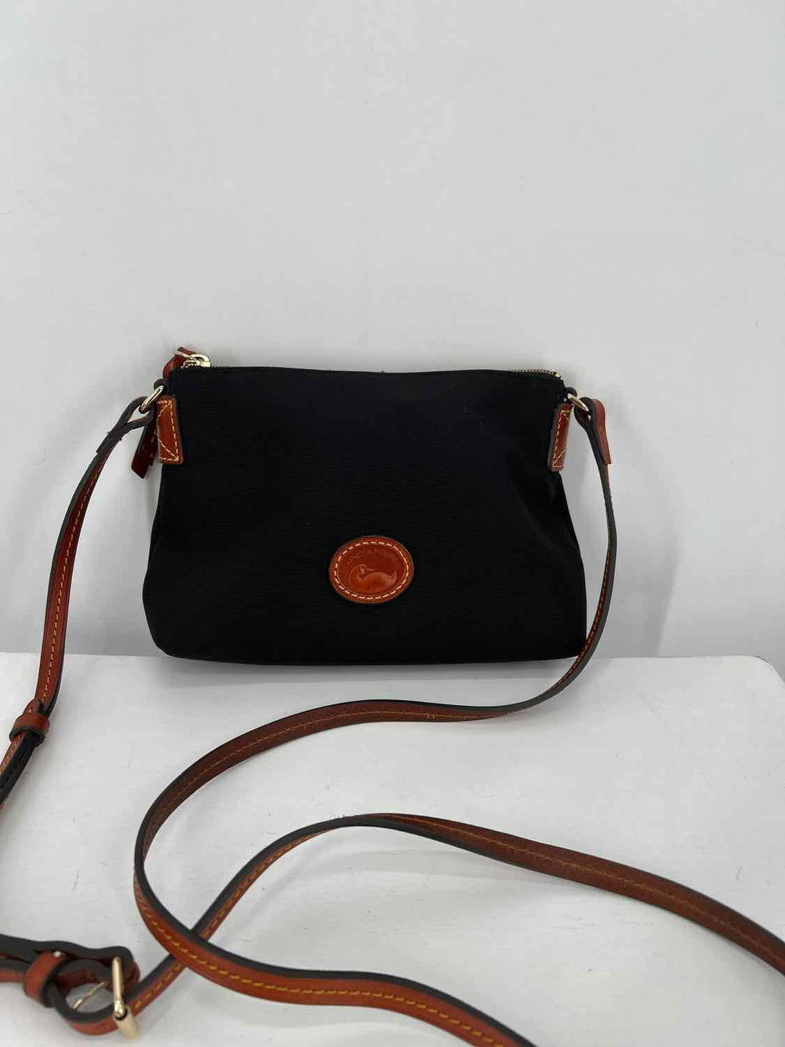 Dooney & Bourke Black Nylon Pre Owned Crossbody