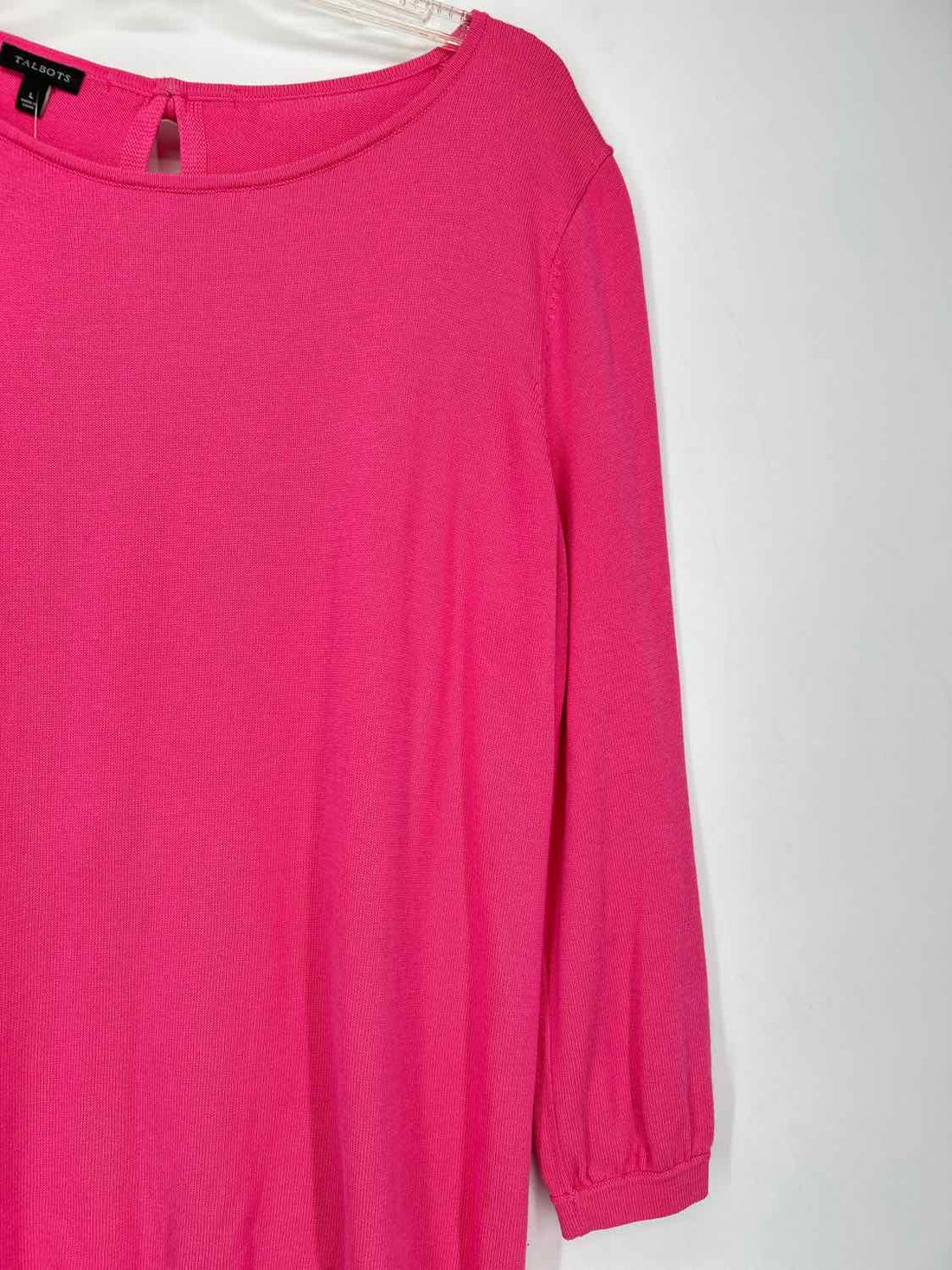 Talbots Size L Pink Long Sleeve