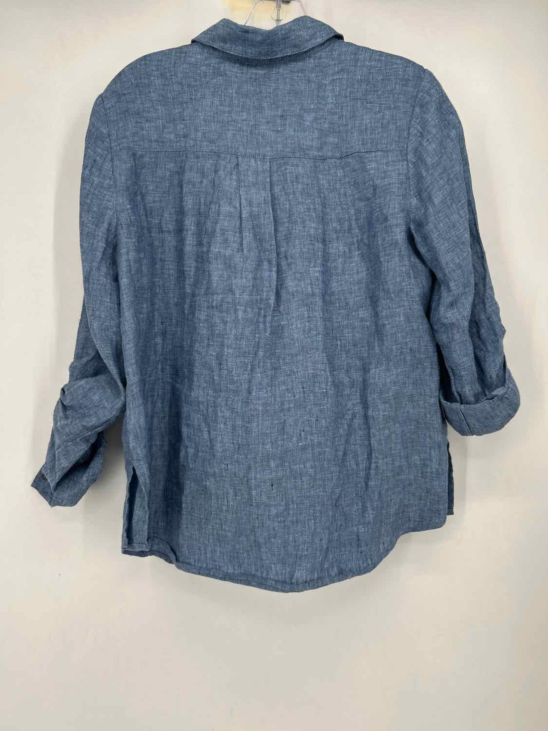 Charter Club Size PM Chambray Linen Long Sleeve