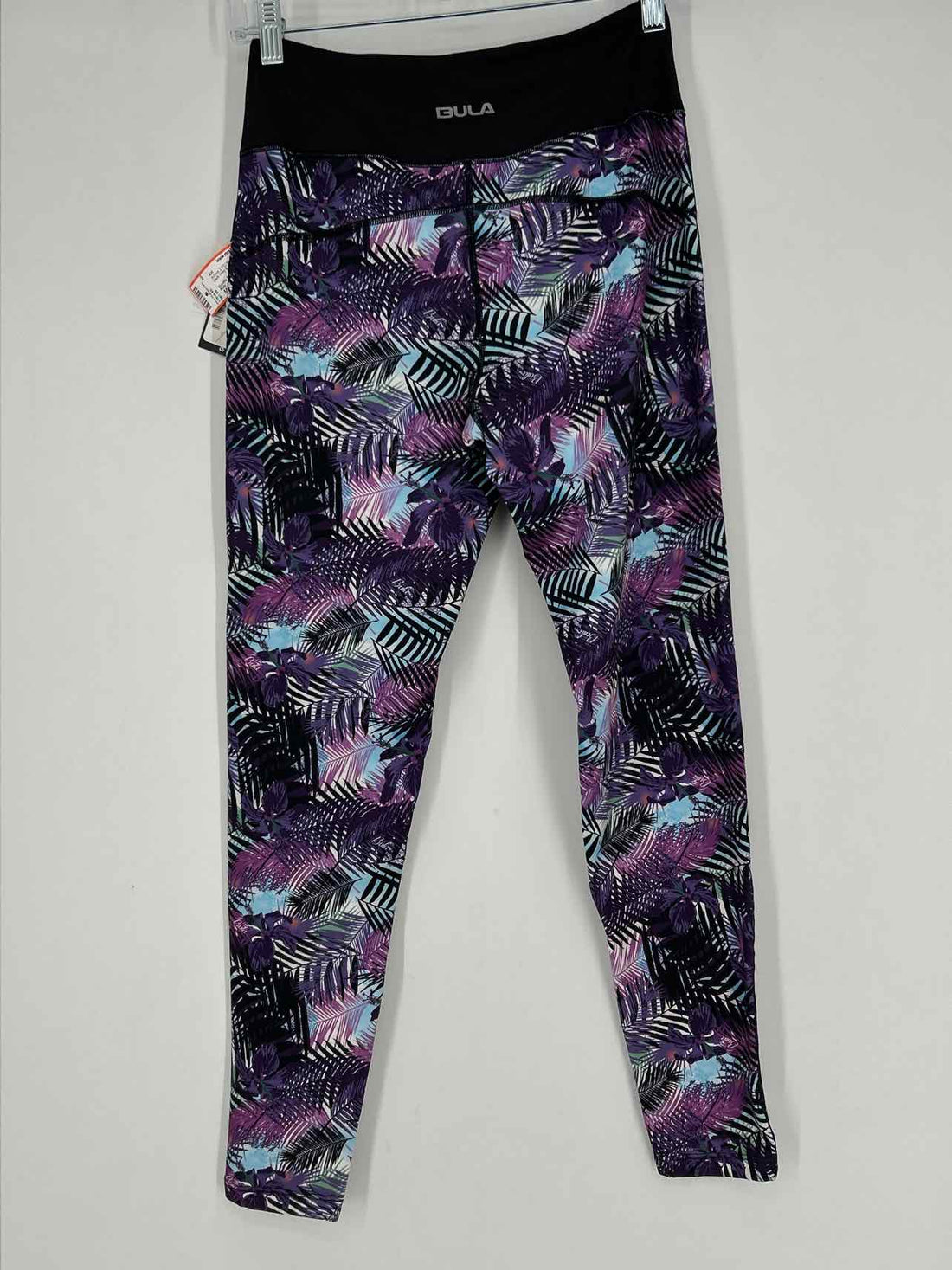 Bula Size M Dark Gray & Purple Print NWT Active 2 PC Set