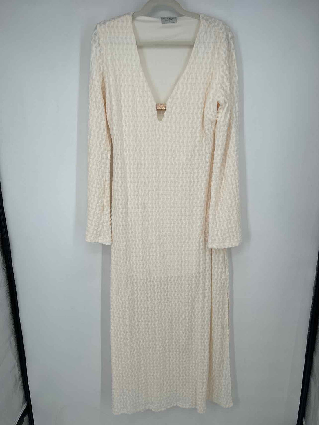 Dress Forum L Ivory Textured New Boutique Dress a