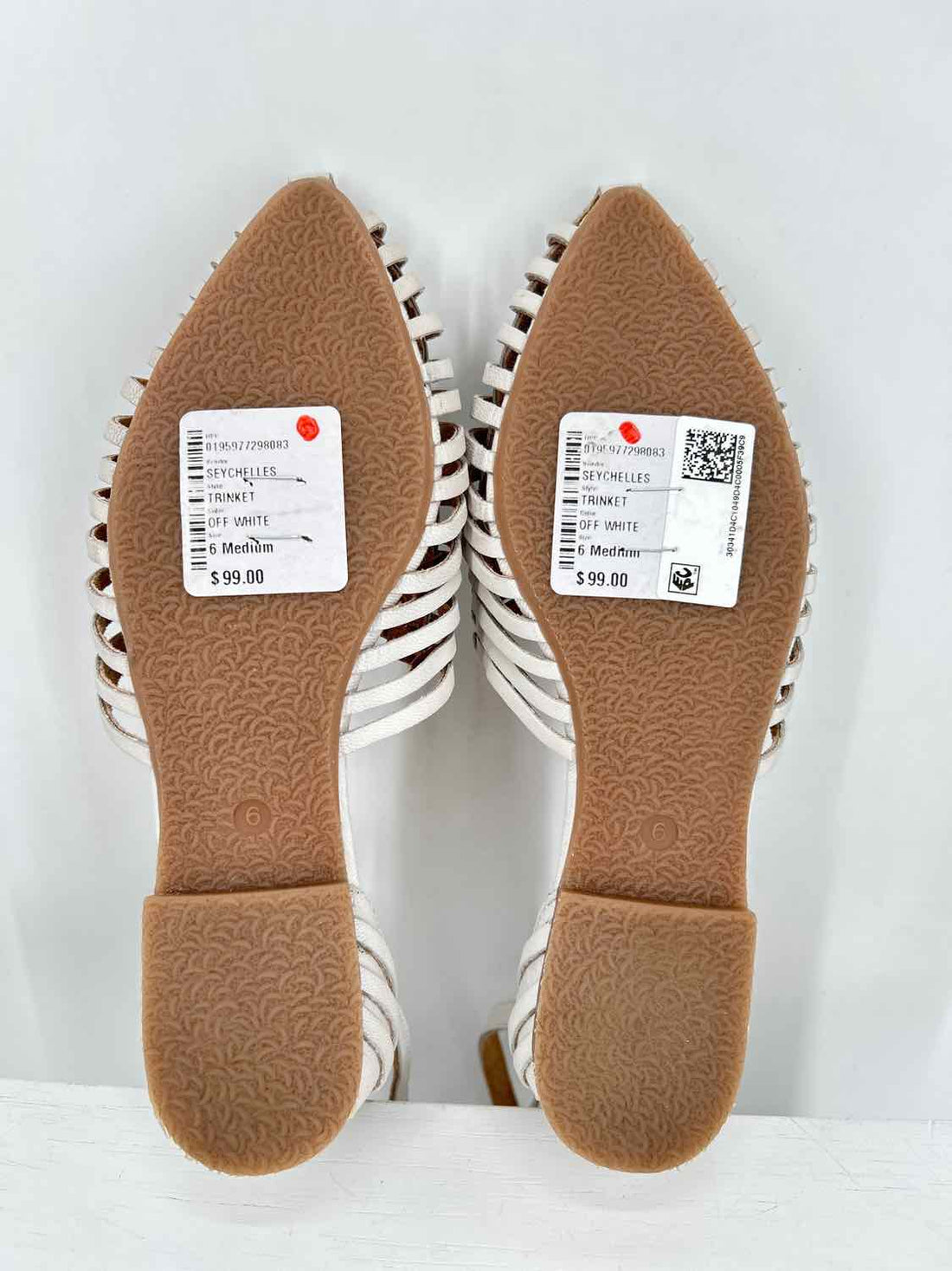 Seychelles Women Size 6 Off White New Sandals