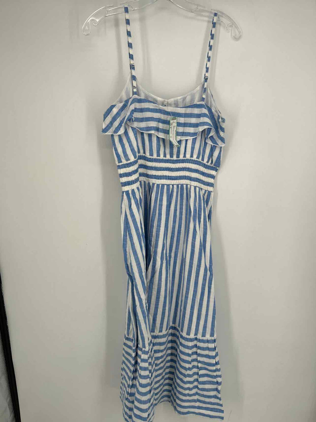 Vineyard Vines Size S Blue & White Striped Shimmer Dress
