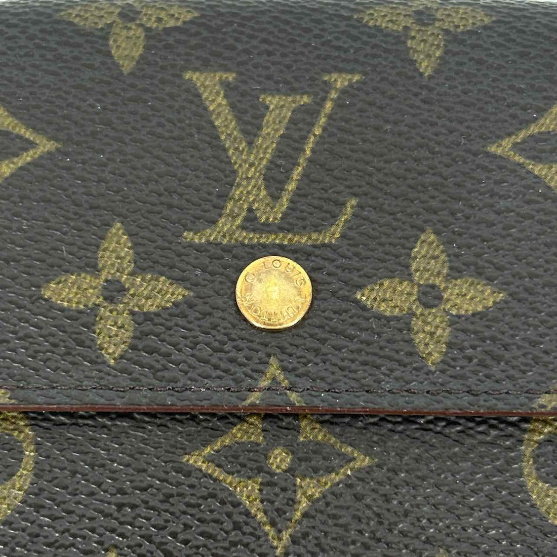 Louis Vuitton Elise Wallet  Monogram Vintage LUXURY Normal Wear & Pilling