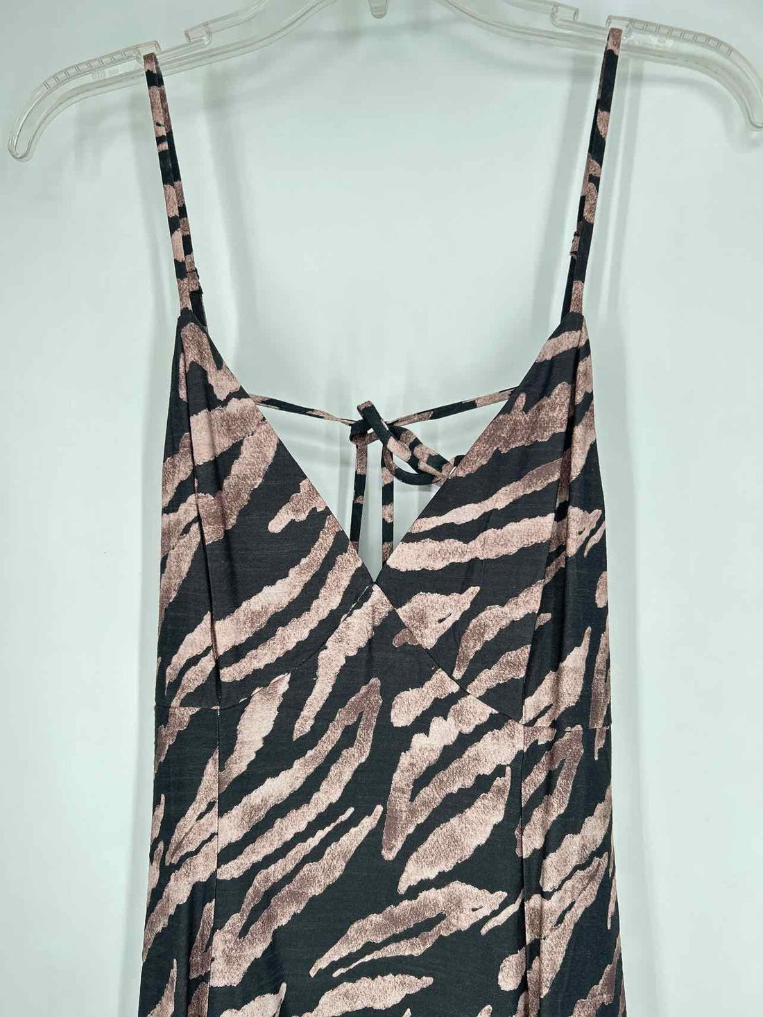 Illa Illa Size M Dark Gray Print Maxi