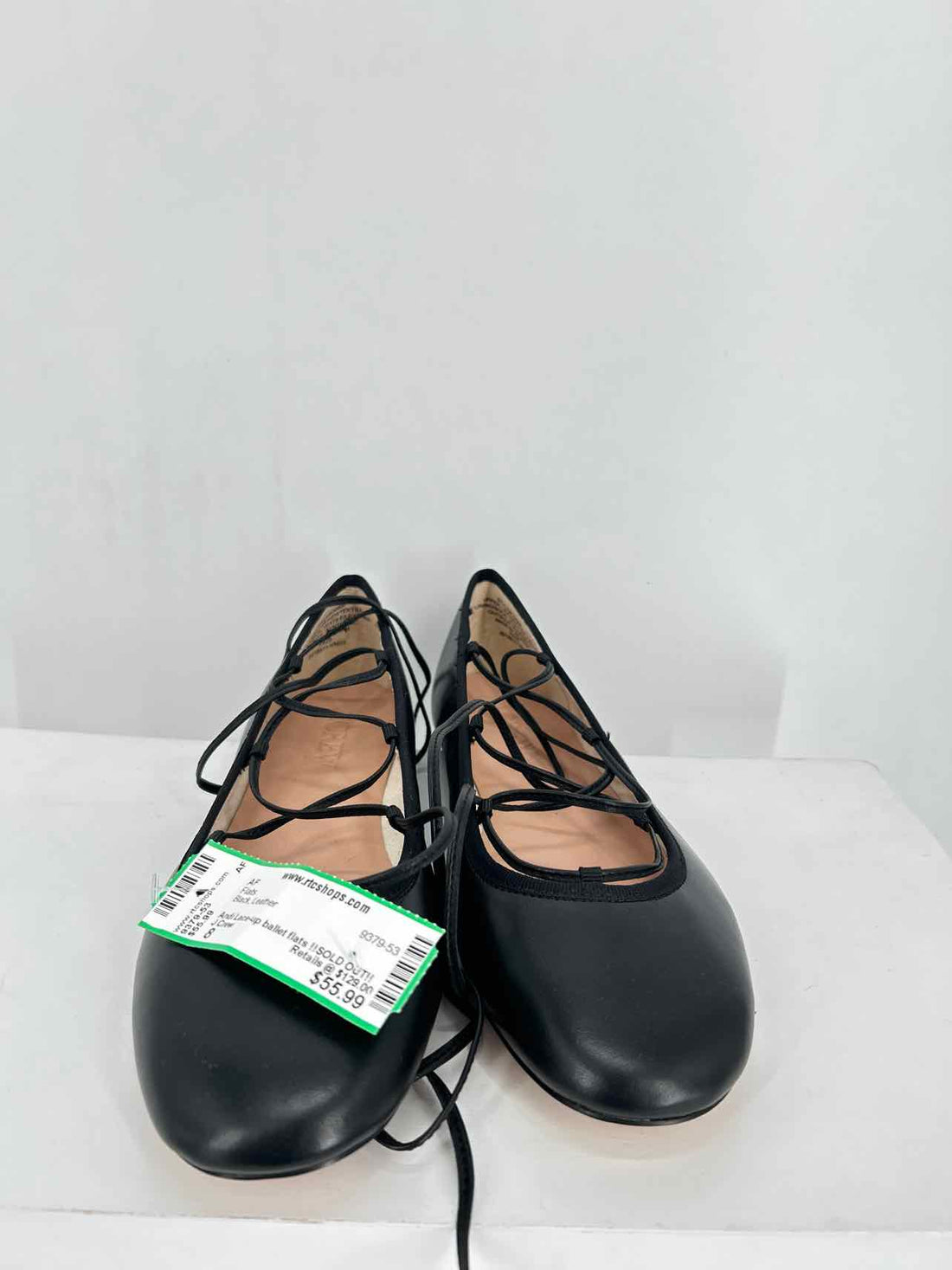 J Crew Women Size 8 Black Leather Flats