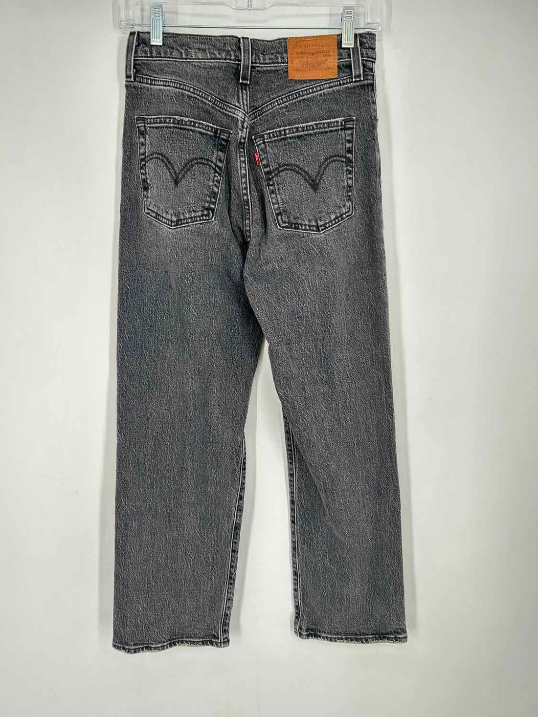 Levis Ribcage Straight Ankle Size 25/0 Black Jeans