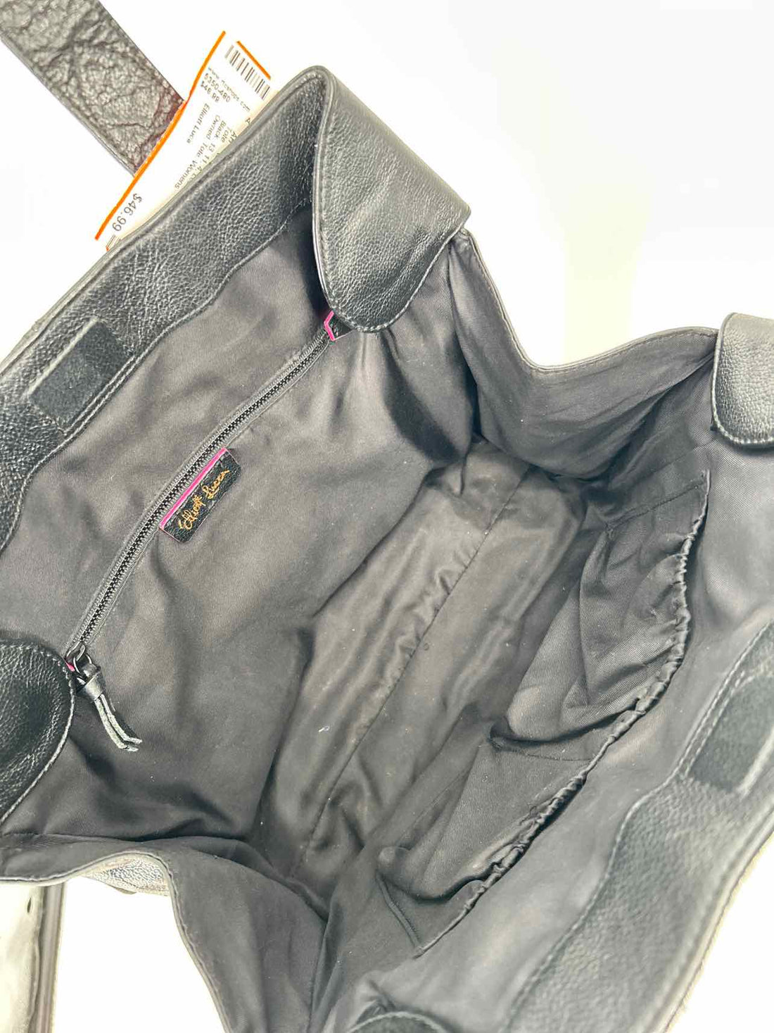 Elliott Luca Black Leather & Calf Hair Pre Owned Tote