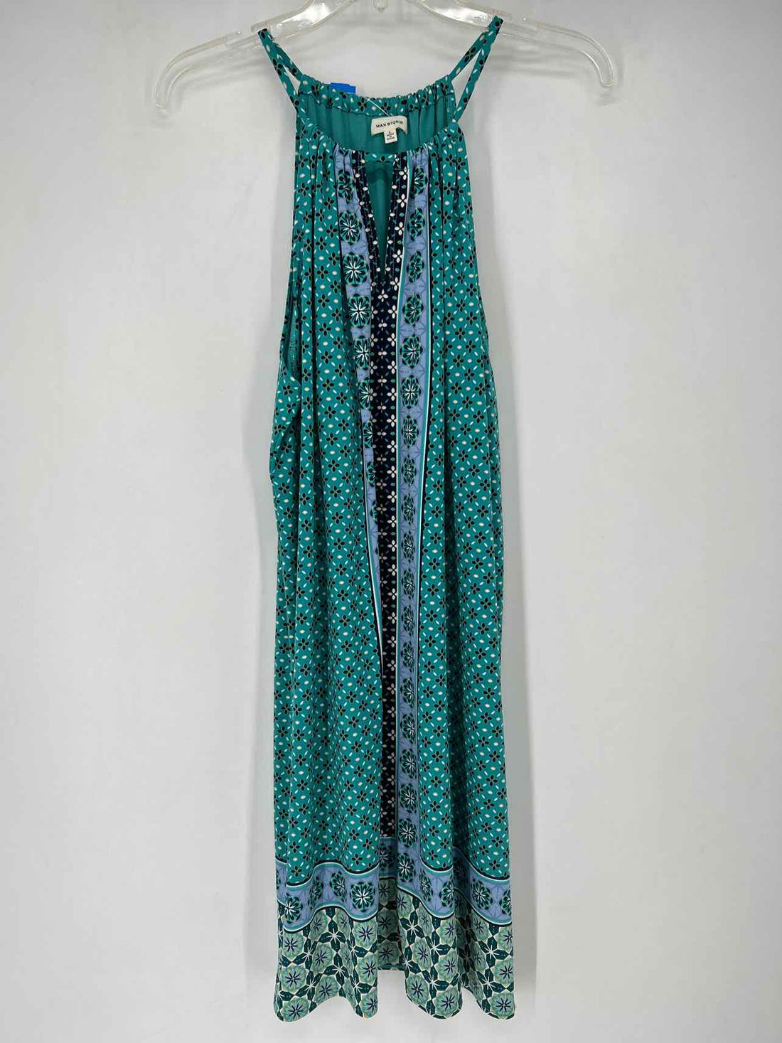 Max Studio Size L Teal Dress