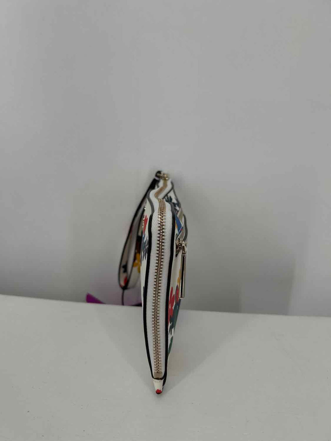 Kate Spade White Floral Saffiano Leather Wallet