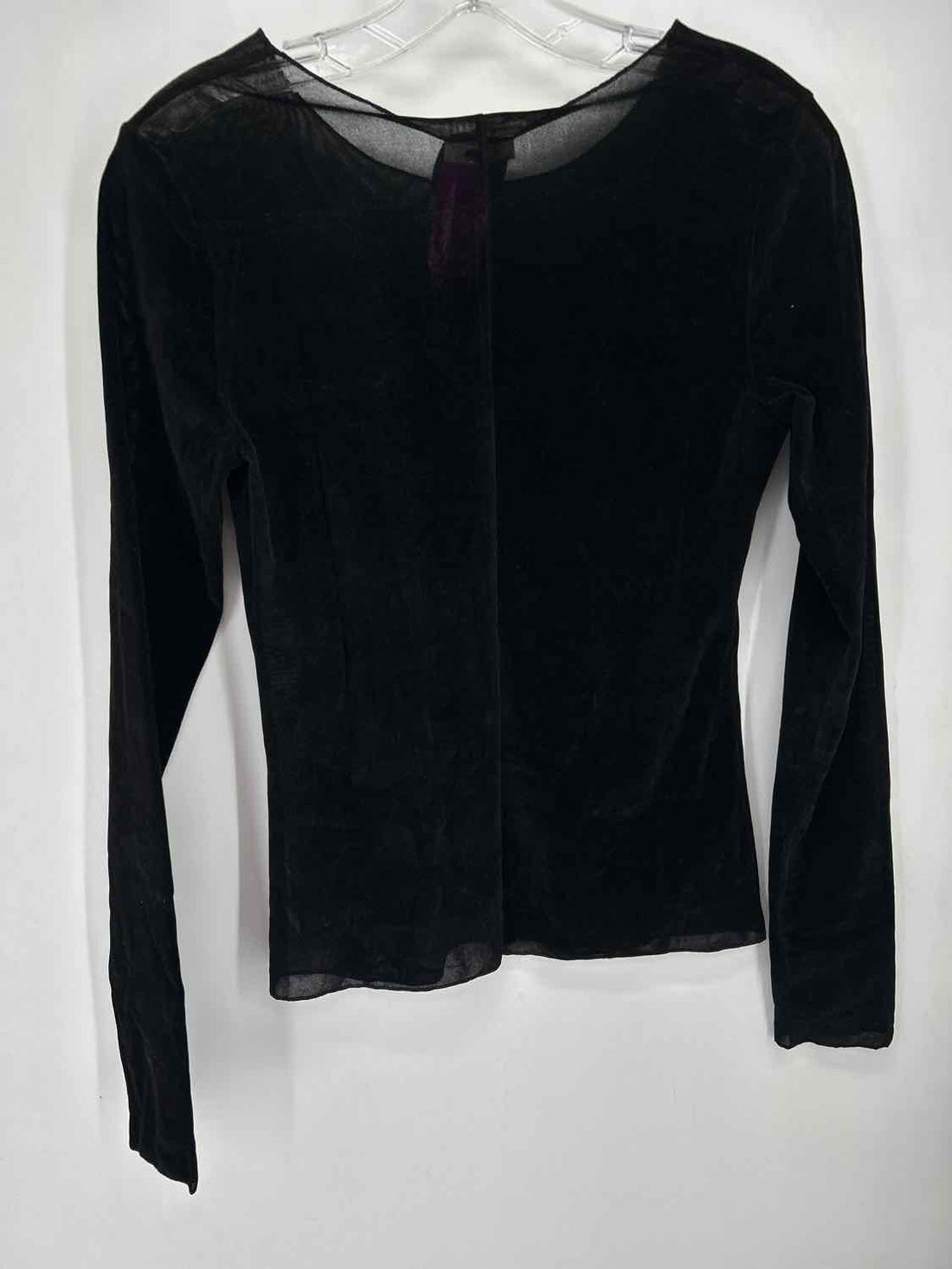 Intimately FP Size S Black Velour Long Sleeve