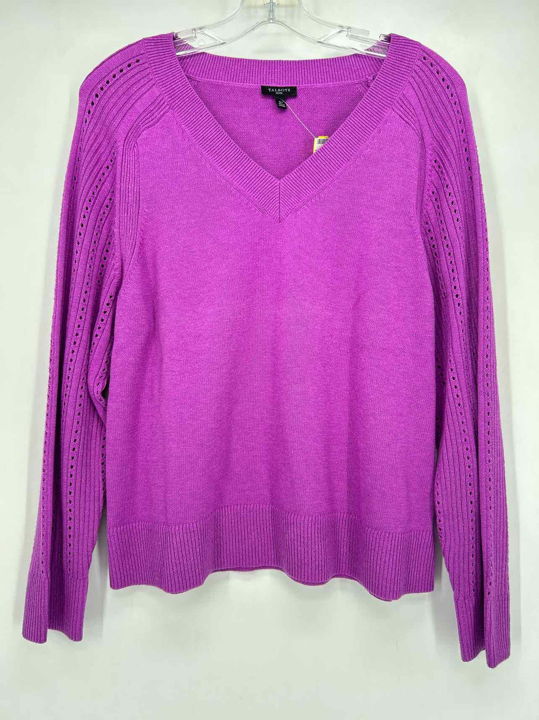 Talbots Size XLP Purple Sweater