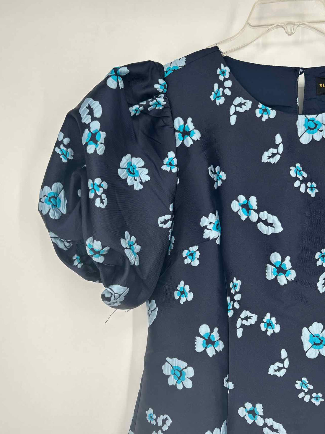 Sugarlips Size XL Navy Floral Short Sleeve Dress