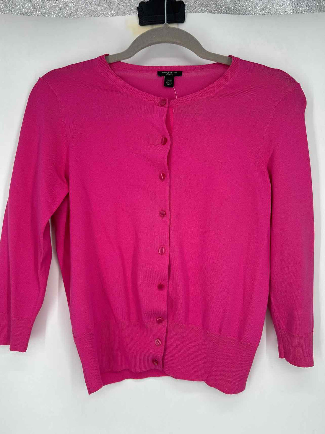 Ann Taylor Size MP Hot Pink Cardigan