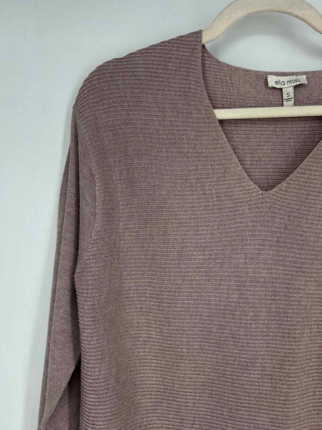 Ella Moss Size S Light Mauve Sweater