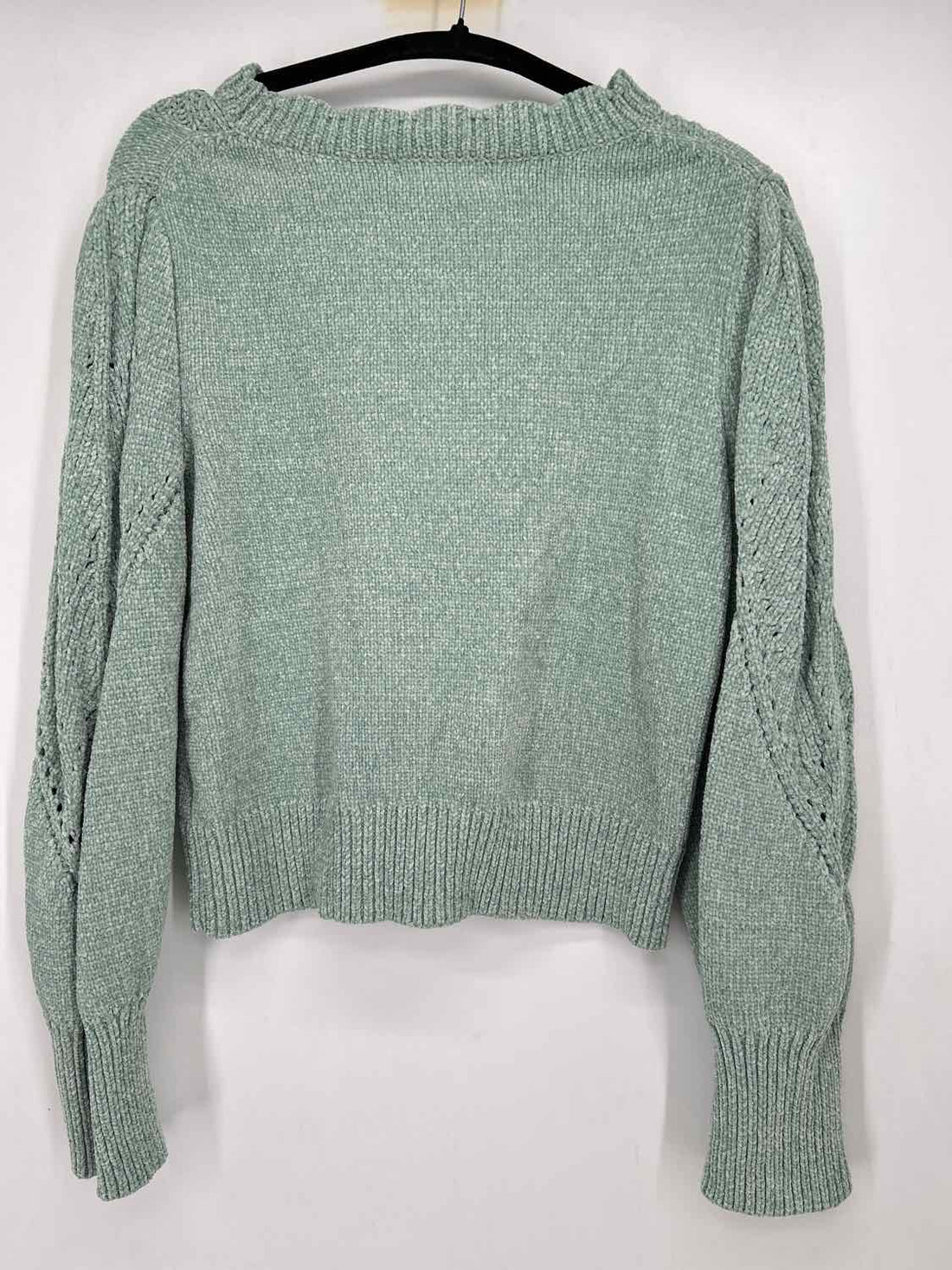 Cynthia Rowley Size S Mint Green Chenille Sweater