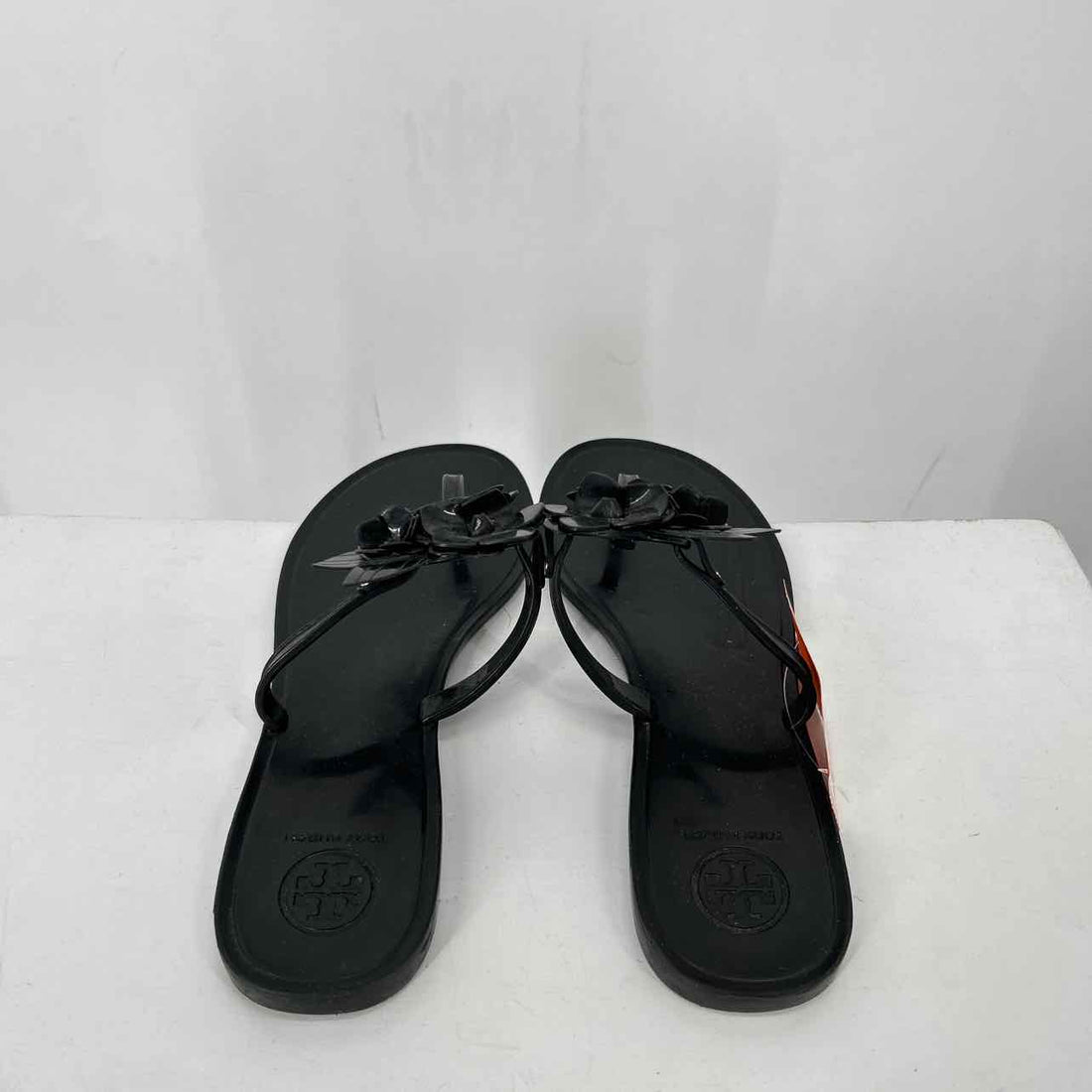 Tory Burch Women Size 7 Black Jelly Sandals