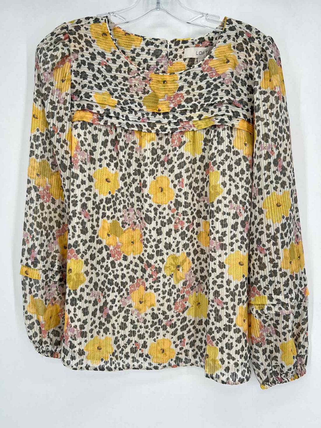 Loft Size S leopard print Long Sleeve