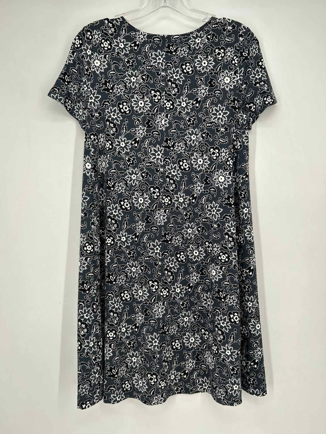 Loft Size XS Grey Print Dress
