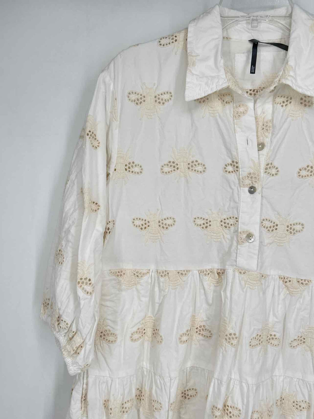 Anthropologie Size MP White Eyelet Dress
