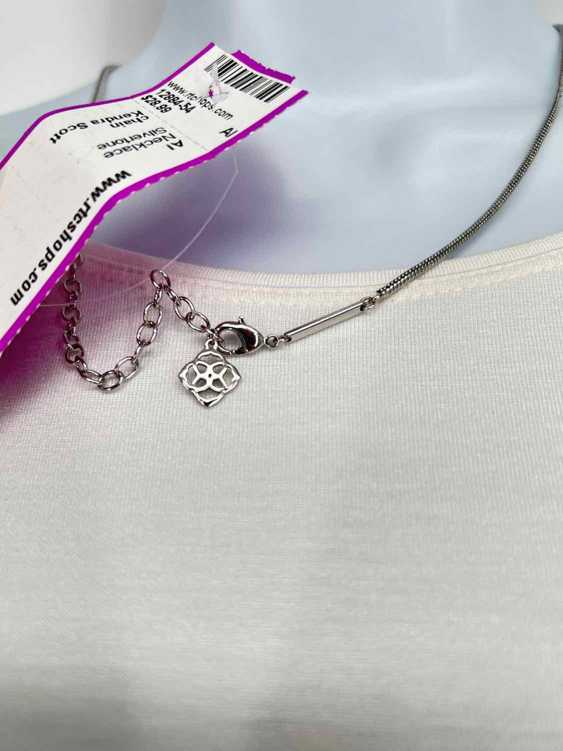Kendra Scott Silvertone Necklace