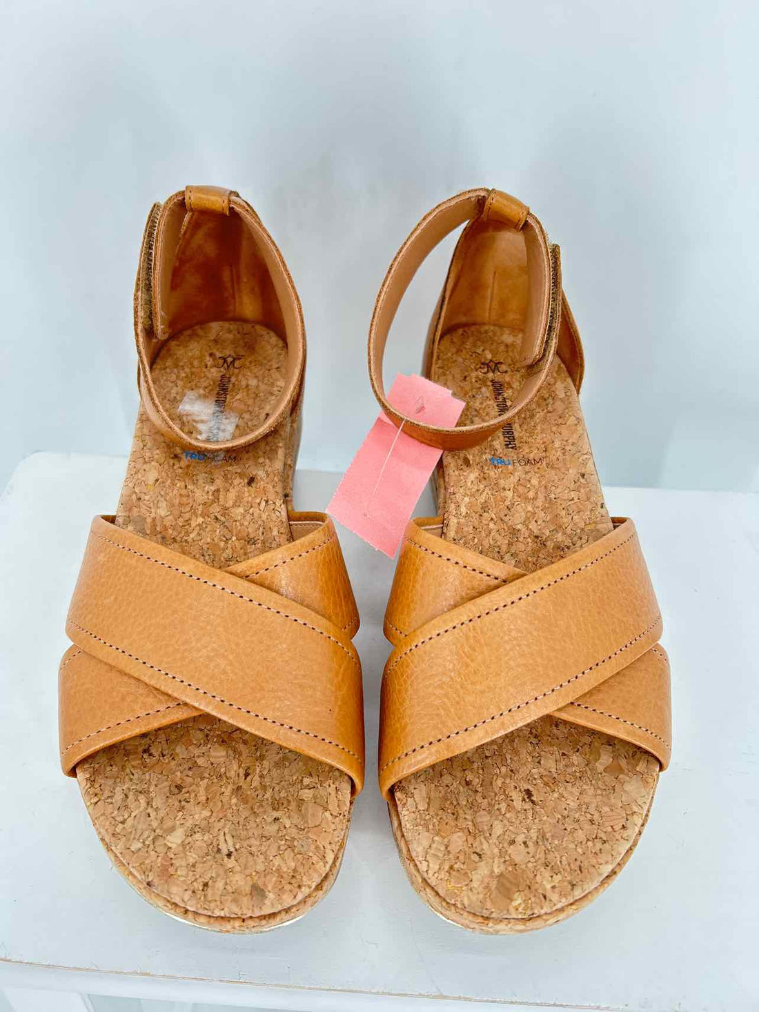 Johnston & Murphy Women Size 8 Tan Cork Wedges
