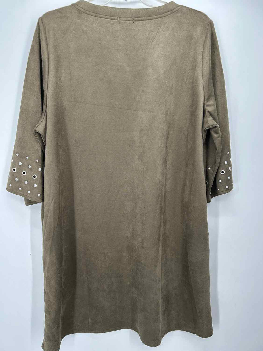 Coco & Carmen Size L/XL Green Faux Suede NWT Dress