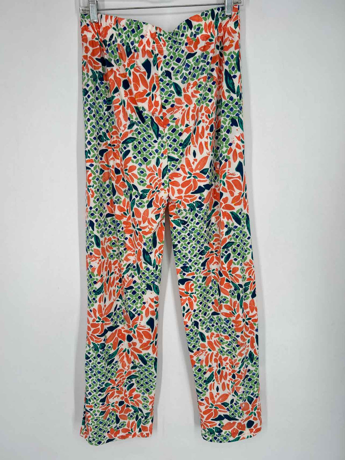 Magic Pantz Size One Size White Green & Orange Pants